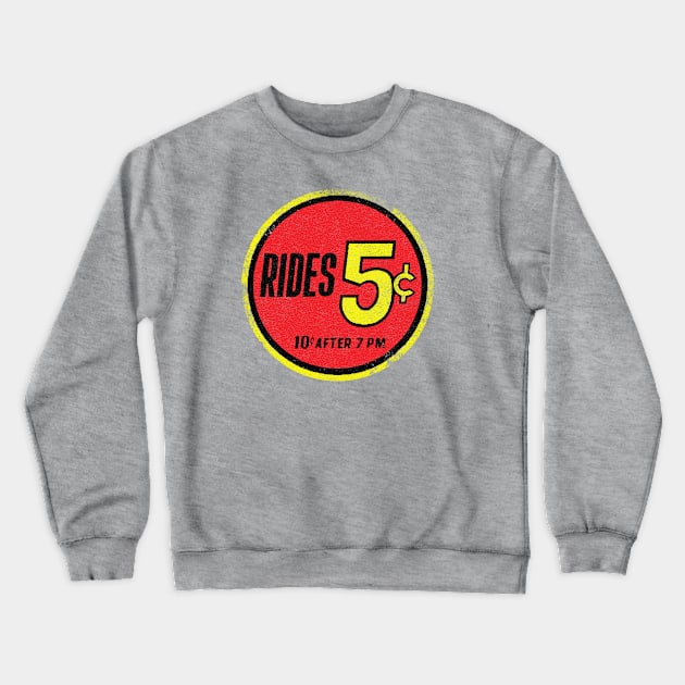 Palisades Park Amusement Park Signage Crewneck Sweatshirt by Hashtagified